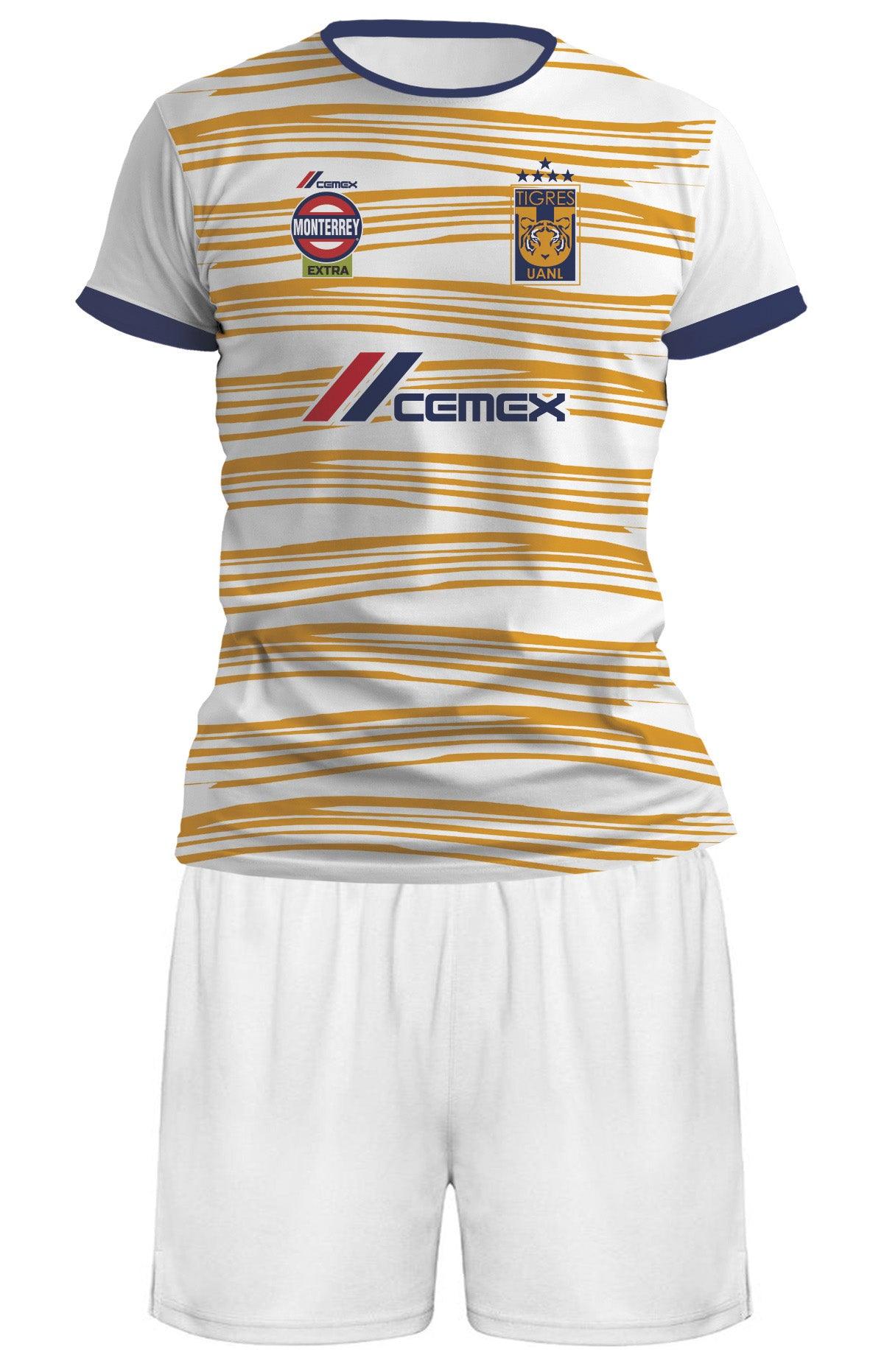 Uniforme Playera Tigres Blanca - Xpresa Sport