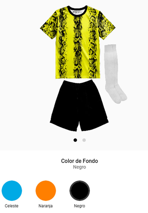 DISEÑA TU UNIFORME DE FUTBOL ADULTO